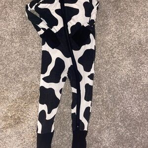 Little Sleepies Cow Print